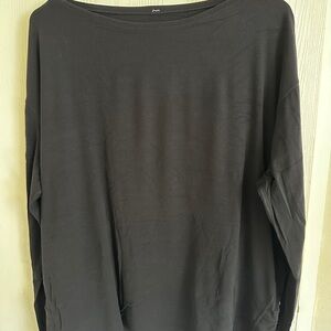 Lululemon Back in Action Black Long Sleeve Top Nulu